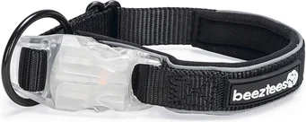 Beeztees hondenhalsband Parinca zwart 30-35 x 2 cm