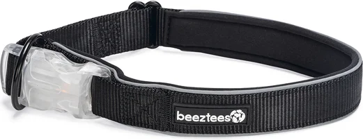 Beeztees hondenhalsband Parinca zwart 50-55 x 2,5 cm