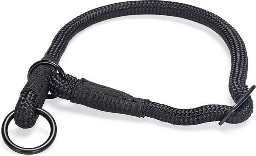 Beeztees hondenhalsband Parinca zwart 45 x 1 cm