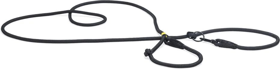 Beeztees hondenriem met halsband Parinca Premium zwart 300 x 1 cm