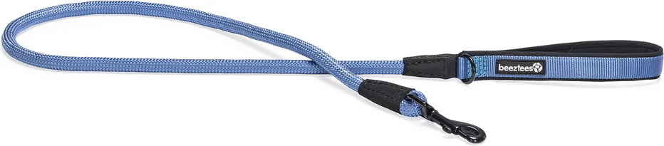Beeztees hondenriem Parinca Premium blauw 120 x 1,2 cm