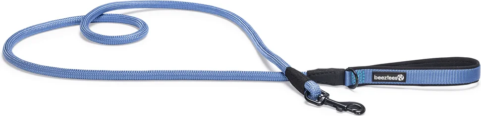 Beeztees hondenriem Parinca Premium blauw 180 x 1,2 cm