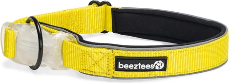 Beeztees hondenhalsband Parinca geel 45-50 x 2,5 cm