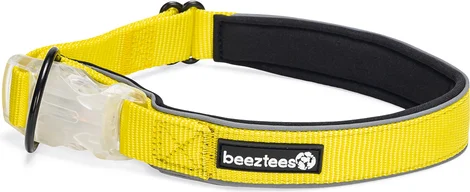 Beeztees hondenhalsband Parinca geel 50-55 x 2,5 cm