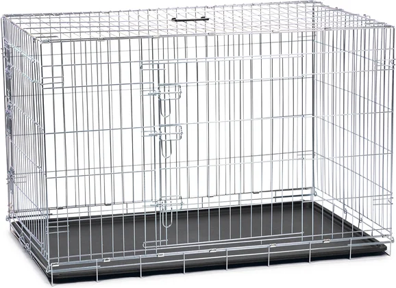 Beeztees hondenbench zilver 123 x 77,5 x 83,5 cm
