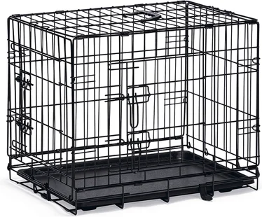 Beeztees hondenbench 2-deurs zwart S 62 x 44,5 x 50 cm
