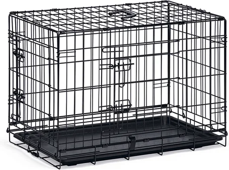Beeztees hondenbench 2-deurs zwart M 81 x 55,5 x 61,5 cm