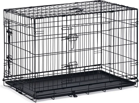 Beeztees hondenbench 2-deurs zwart 91 x 61 x 66 cm