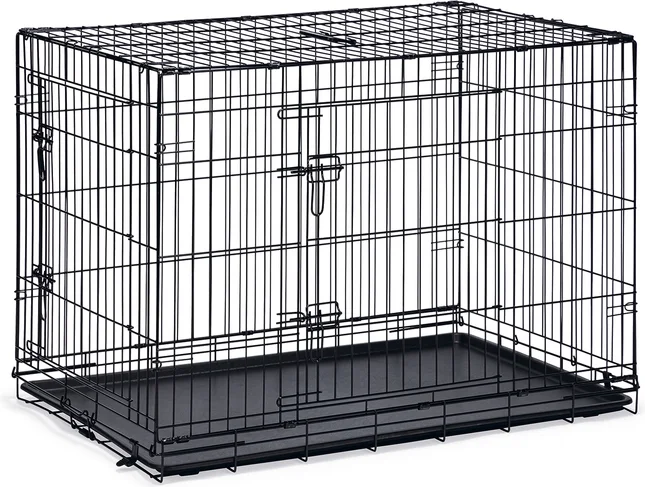 Beeztees hondenbench 2-deurs zwart XL 107 x 70 x 76 cm