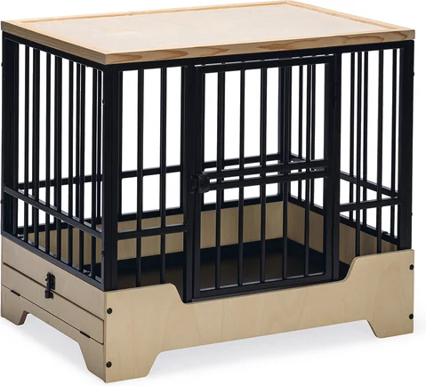 Designed by Lotte hondenbench Quirine zwart M 81 x 57 x 71 cm
