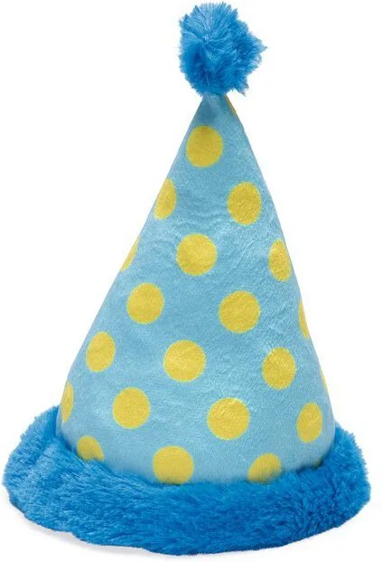Beeztees knuffel Party feestmuts 14 x 14 x 22 cm