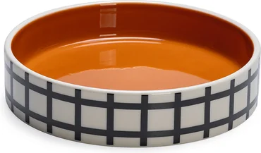 Beeztees kattenvoerbak Babs zwart/wit D 16,5 H 4 cm