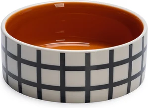 Beeztees hondenvoerbak Babs zwart/wit D 13,5 H 3,5 cm