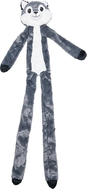 Beeztees knuffel Slinger wasbeer 15 x 7,6 x 104 cm