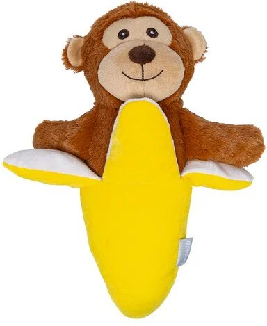Beeztees knuffel aap Biba 26 x 11 x 31 cm
