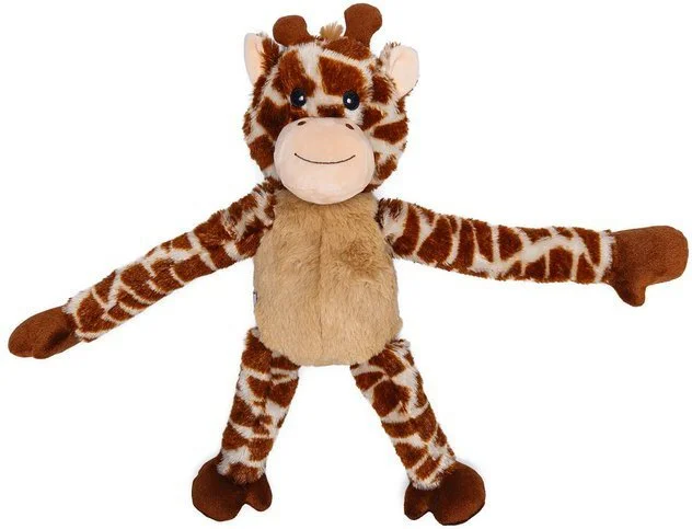 Beeztees knuffel Slungel giraf 40 x 14 x 23 cm