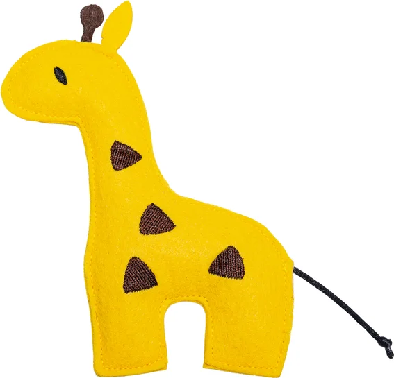 Beeztees kattenspeelgoed Jungle giraf Cody 17 x 14 x 1,5 cm