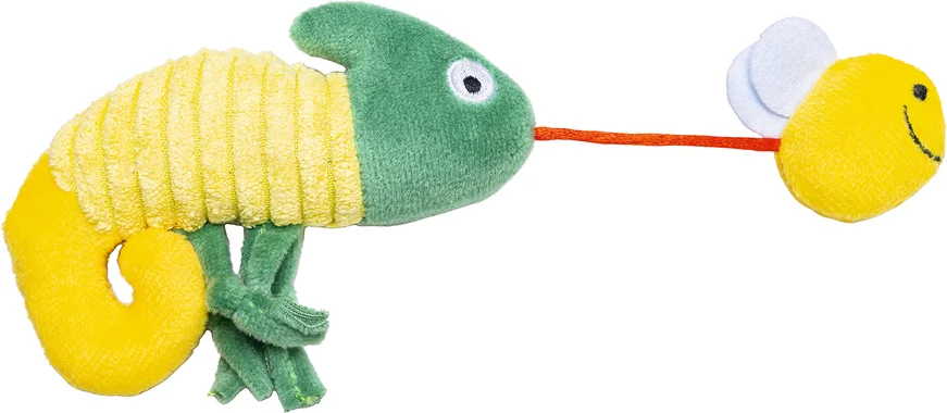 Beeztees kattenspeelgoed Jungle kameleon Noeki 19 x 8 x 2 cm