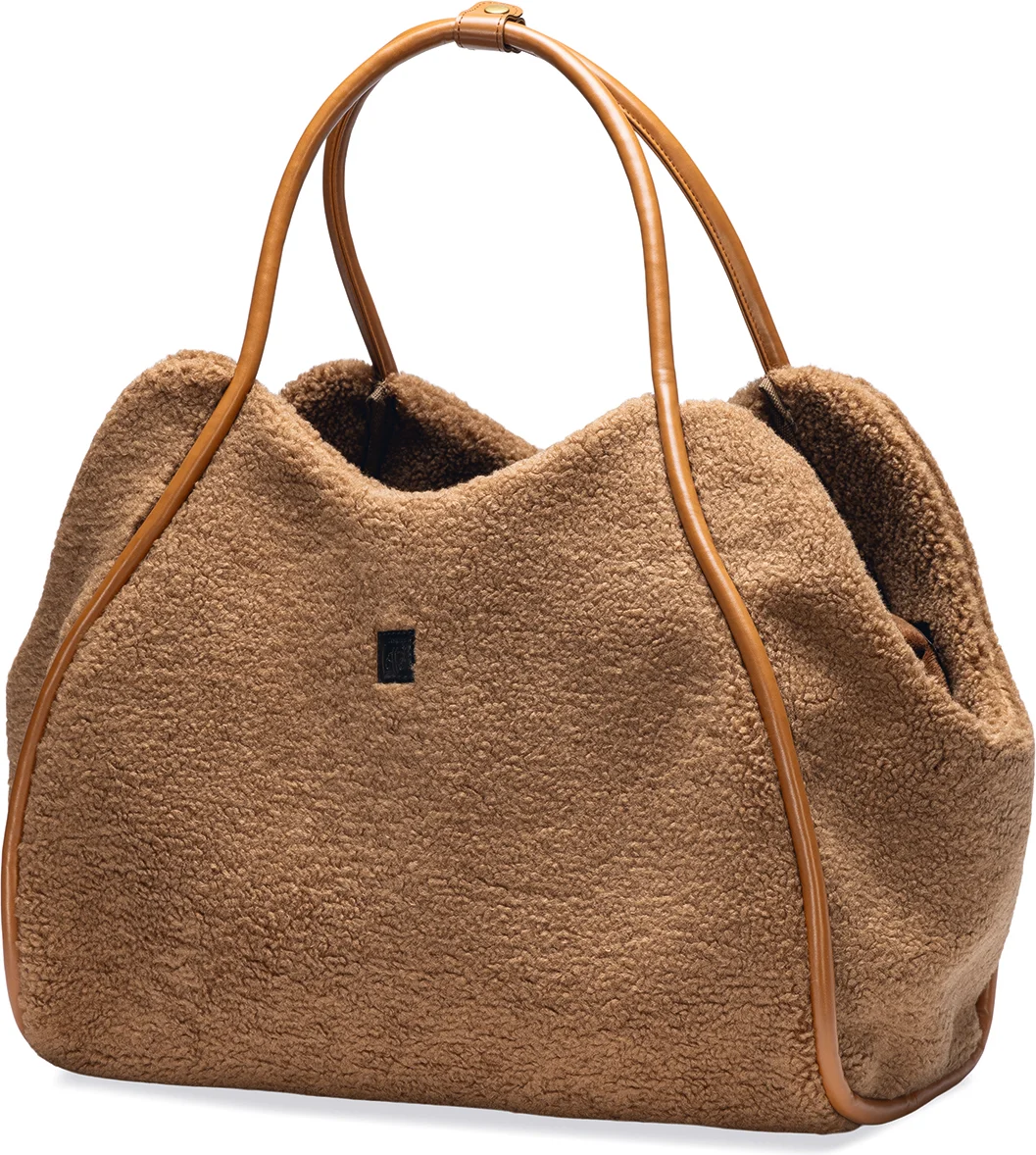 Designed by Lotte hondendraagtas Tebby bruin 43 x 18 x 35 cm