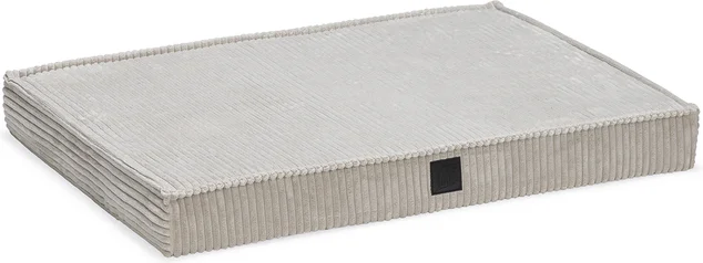 Designed by Lotte hondenkussen Ribbed grijs 76 x 53 x 8 cm