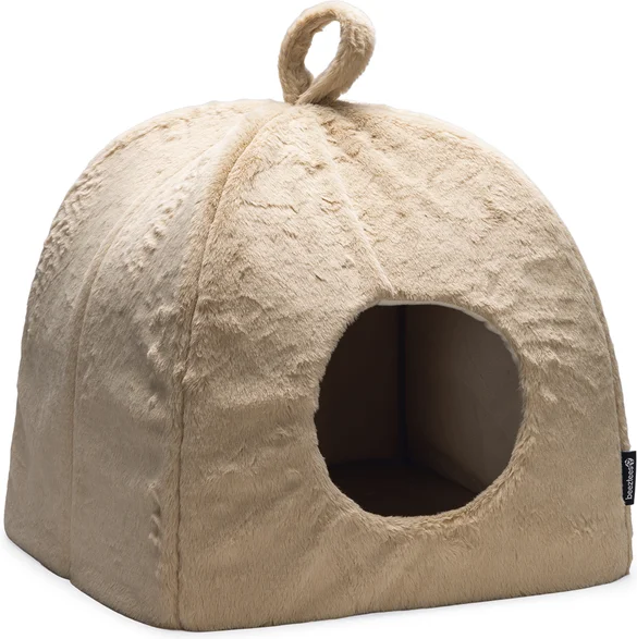 Beeztees kattenhuis Moza beige 40 x 40 x 40 cm