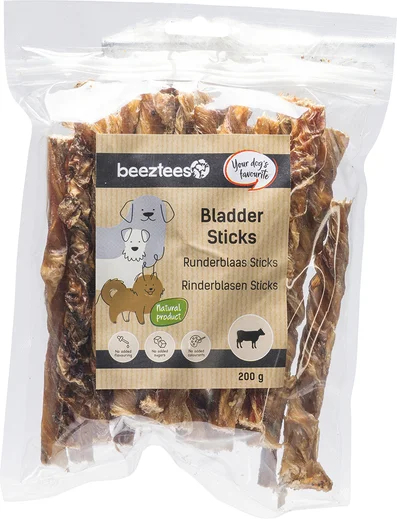Beeztees kauwstaaf runderblaas 200 g