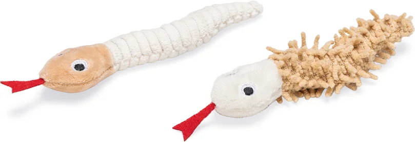 Beeztees knuffel Eco Buddies slang Boa 8 x 7 x 3 cm 2 stuks