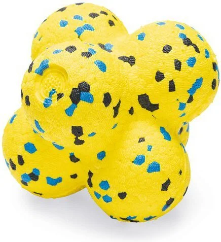 Beeztees speelbal Fetch atoom geel D 8 H 8 cm