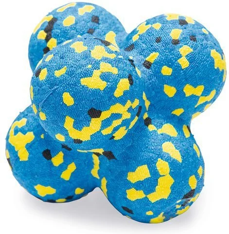 Beeztees speelbal Fetch atoom blauw D 8 H 8 cm