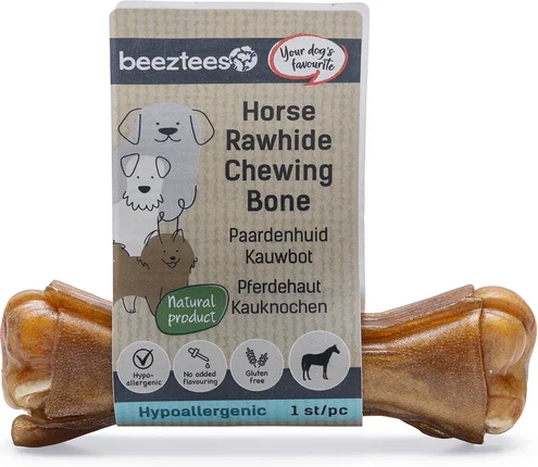Beeztees hondenbot paardenhuid 10 cm