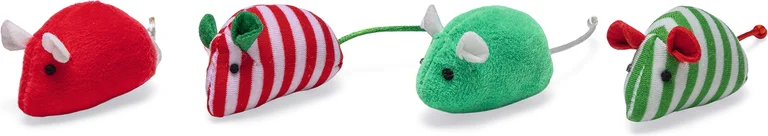 Beeztees muis 10 x 4 x 4 cm 4 stuks
