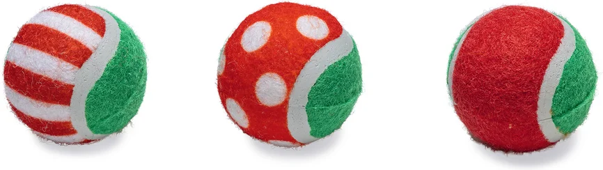 Beeztees tennisbal D 4,5 cm 3 stuks