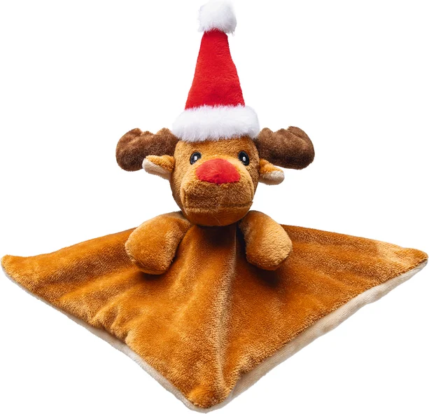 Beeztees knuffeldoek Kerst rendier 21 x 21 x 15 cm