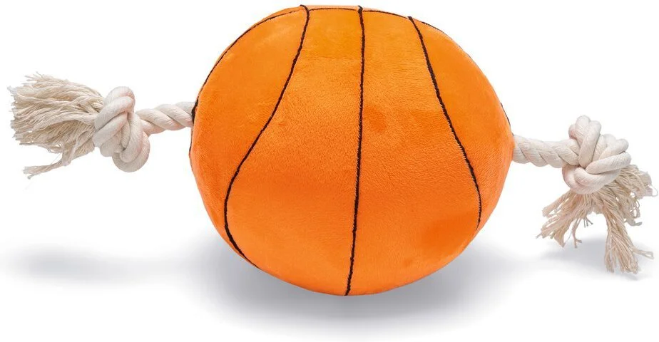 Beeztees basketbal met touw 33 x 19 x 19 cm