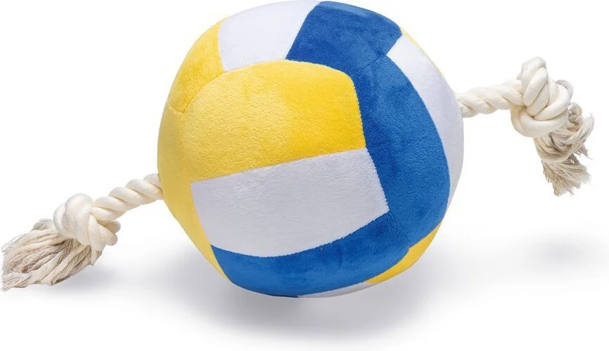 Beeztees volleybal met touw 33 x 19 x 19 cm