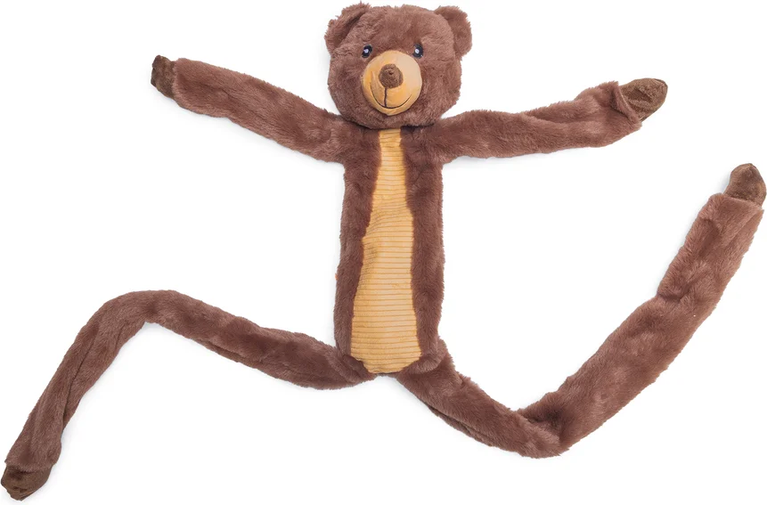 Beeztees knuffel met touw beer 100 x 12 x 14 cm