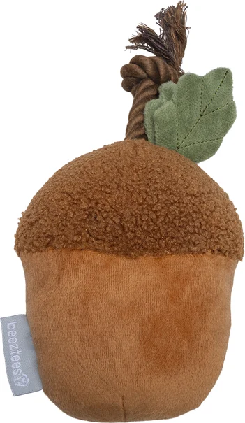Beeztees knuffel met touw eikel 11 x 10 x 24 cm