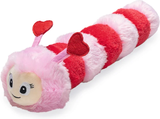 Beeztees knuffel rups 36 x 9 x 7 cm