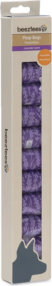 Beeztees poepzakjes paars 12x 15 stuks