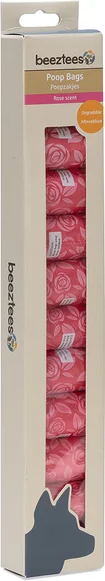 Beeztees poepzakjes roze 12x 15 stuks