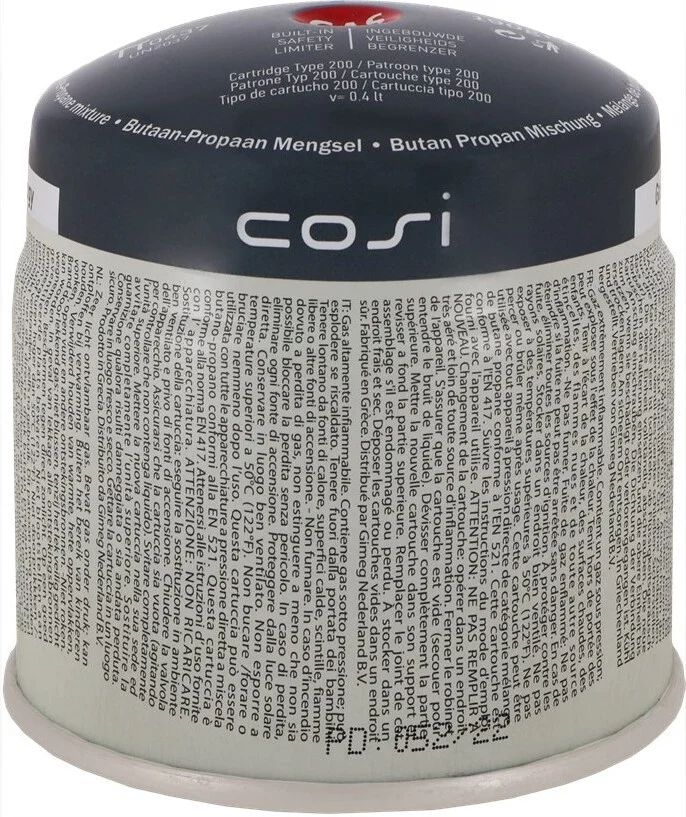 Cosi gascartouche voor cosiscoop gaslantaarn