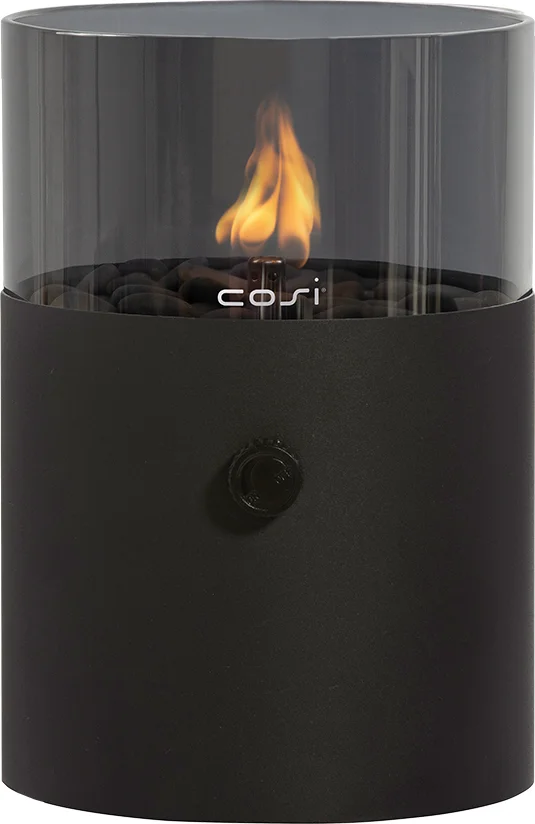Cosi tafelhaard Cosiscoop XL zwart rookglas D 20,5 H 30 cm
