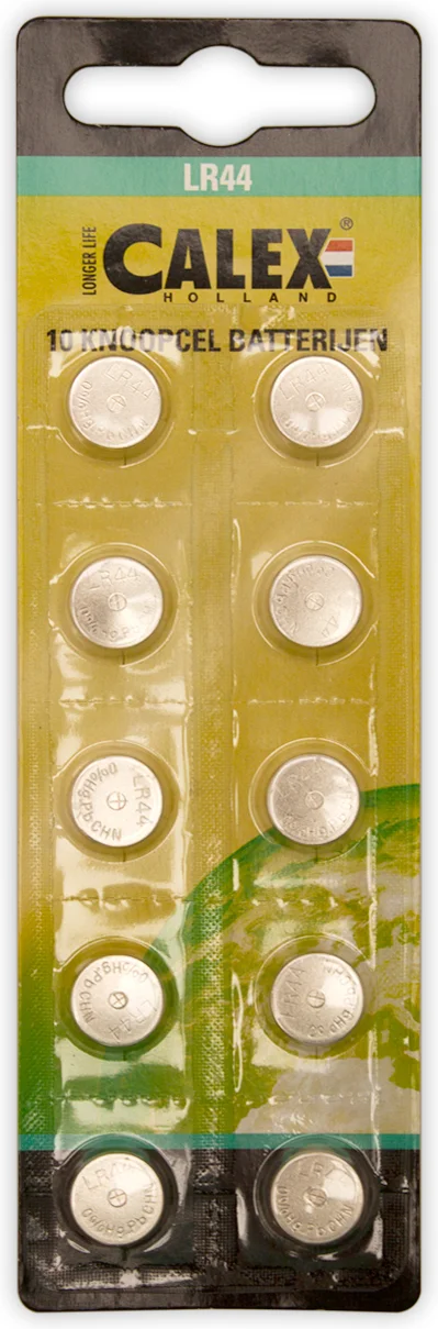 Calex LR44 knoopcel batterij 1,5V 11,6 x 5,4 mm 10 stuks