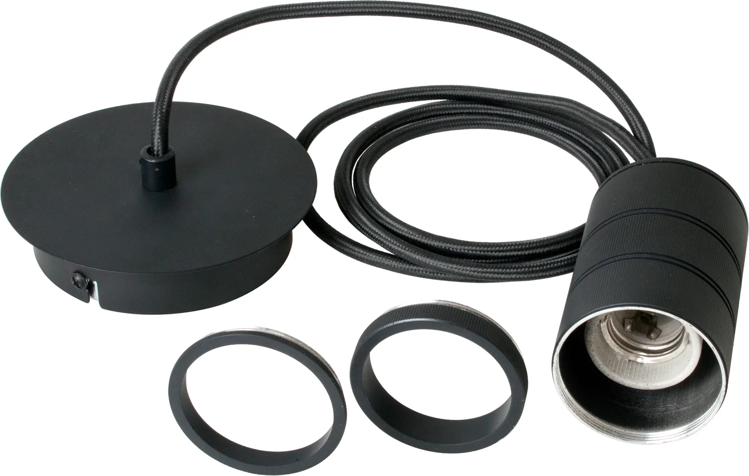 Calex hanglamp zwart E27 60 W