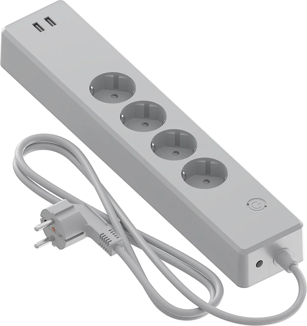 Calex smart stekkerdoos 4-voudig + USB EU