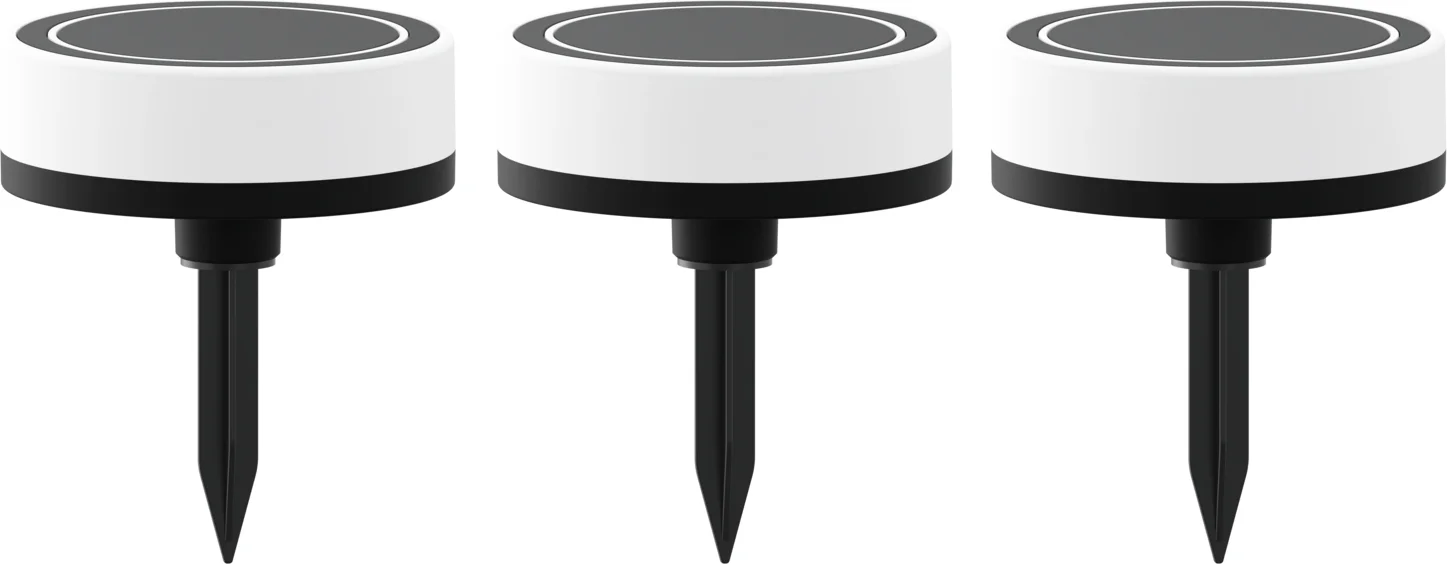 Calex smart inbouwspot Grondpots zwart D 12 H 10,3 cm 3 stuks