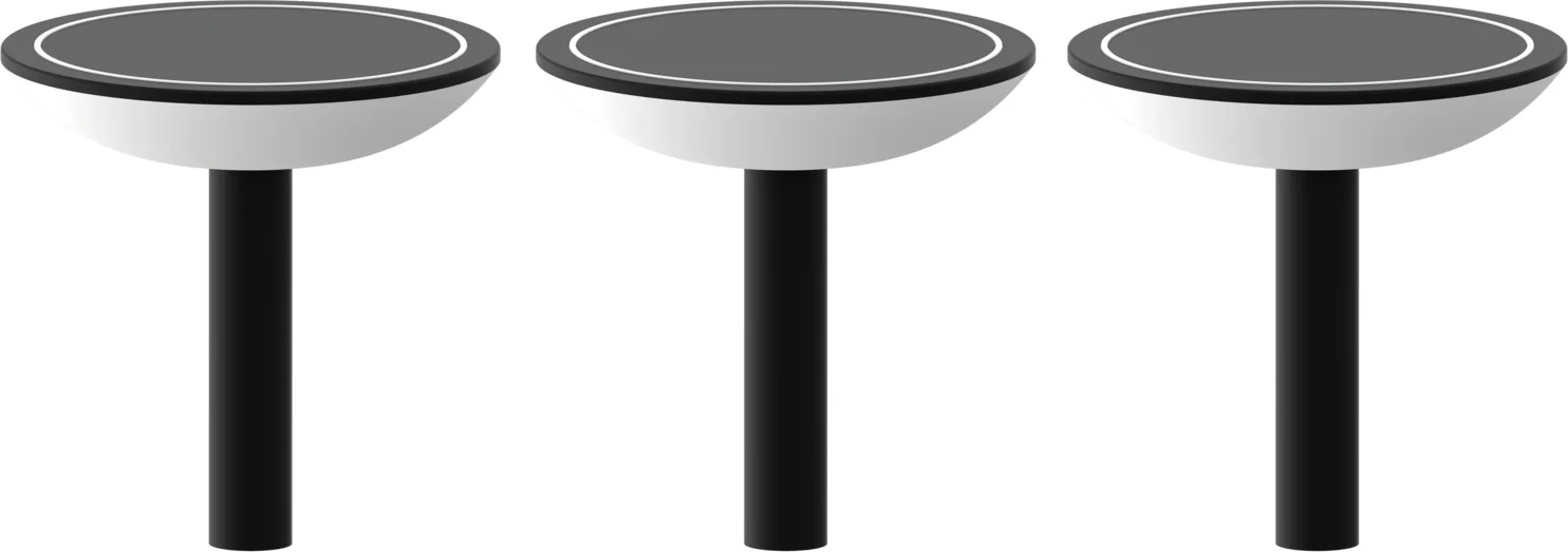 Calex smart inbouwspot Pathlight zwart D 15 H 23,4 cm 3 stuks