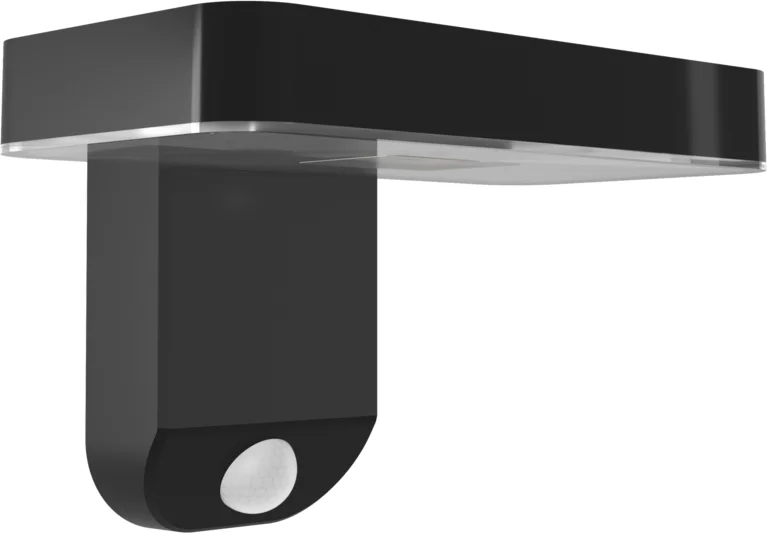 Calex solar wandlamp zwart 12,8 x 18 x 12 cm