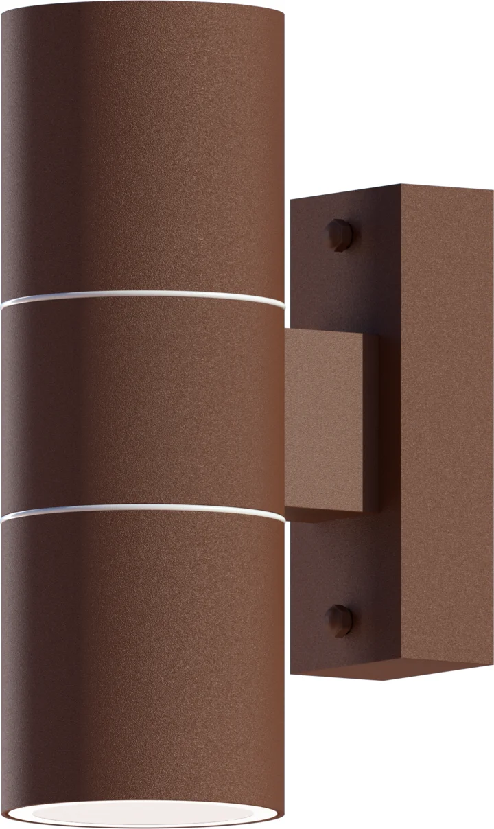 Calex wandlamp Turin roest 10,8 x 6 x 17 cm