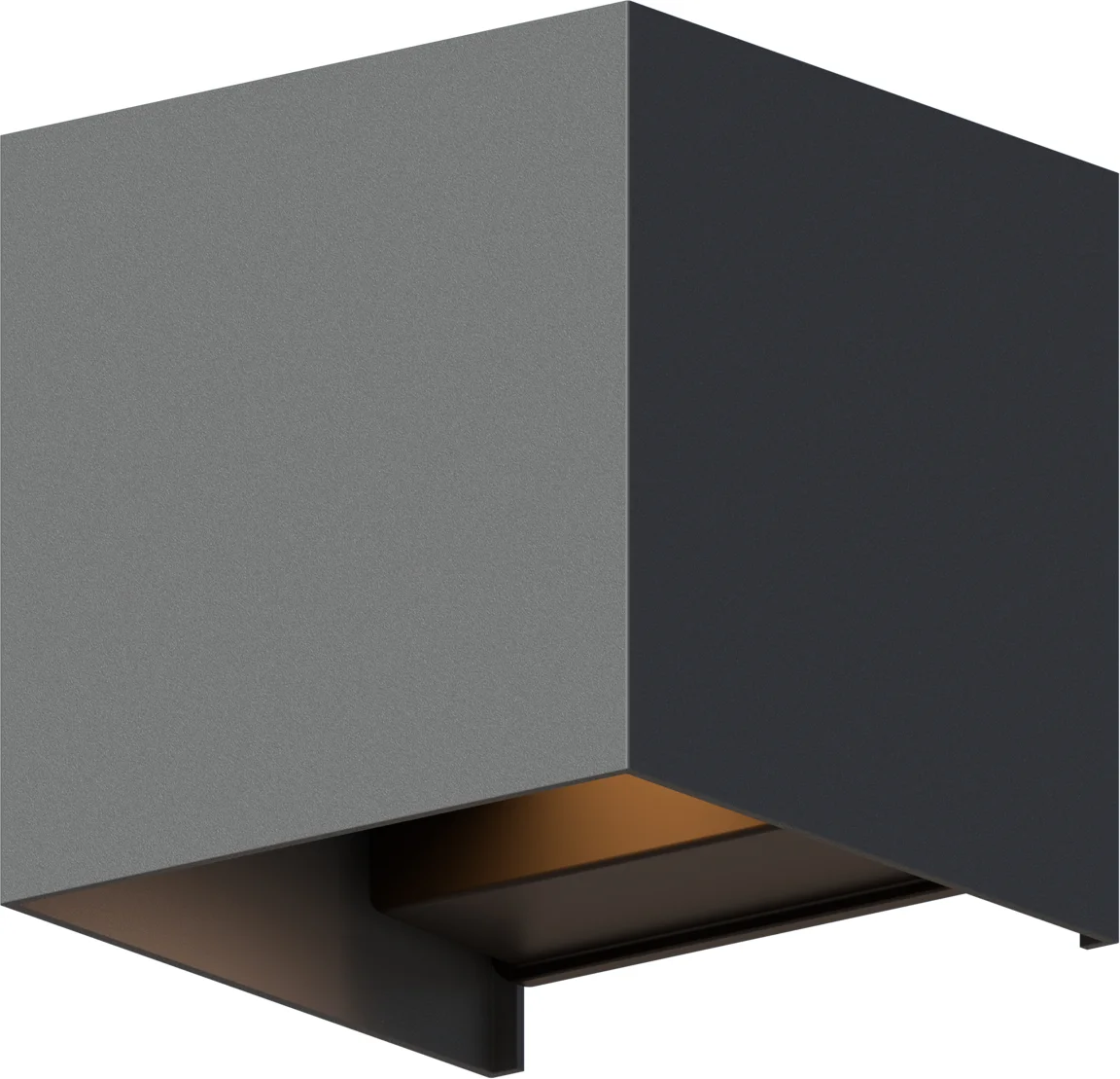 Calex wandlamp Bari antraciet 10 x 10 x 10 cm